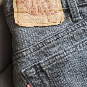 80's 501 Levi's - Black/White Pinstripes 29Wx32L